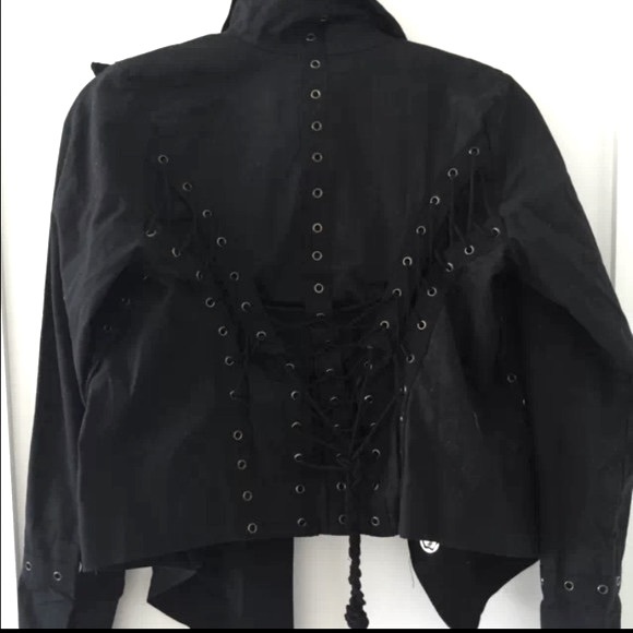 Anthropologie Religion Rocker Motorcycle Jacket S - Picture 3 of 4